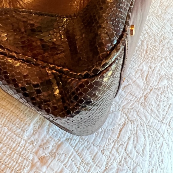 Tory Burch Rare brown lambskin leather handbag - Picture 16 of 17